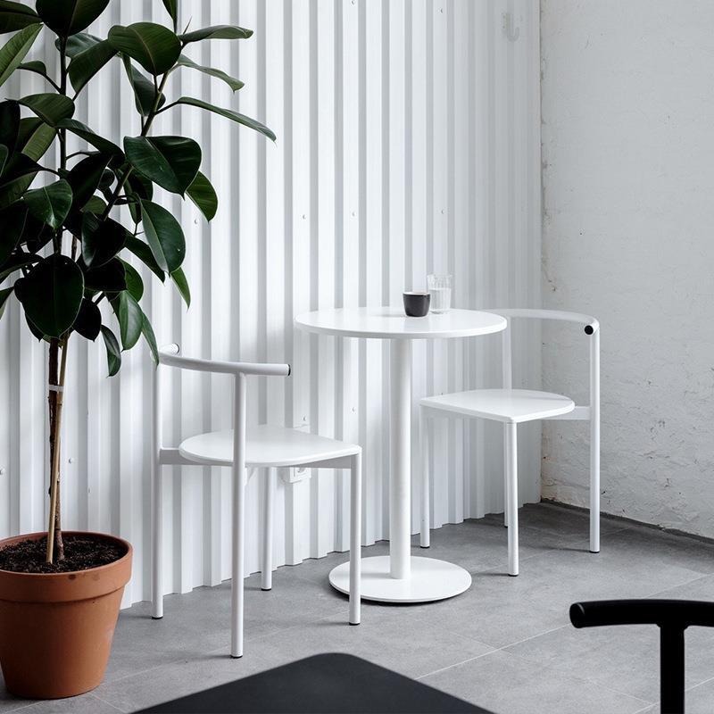 Bộ bàn ghế cafe ban công ngoài trời phong cách tối giản GC546