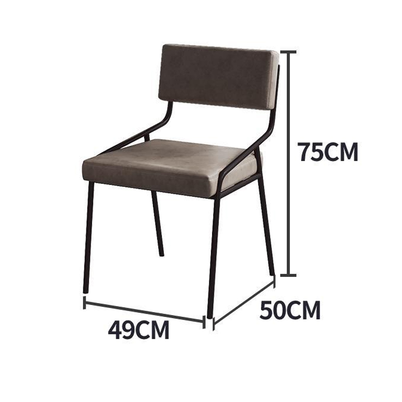 Ghế ăn, ghế cafe chân sắt bọc đệm thiết kế hiện đại GC995