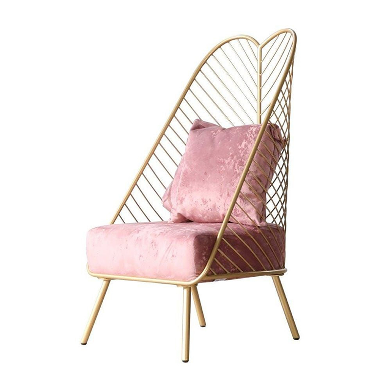 Bộ bàn ghế sắt decor nghệ thuật hình chiếc lá GC593