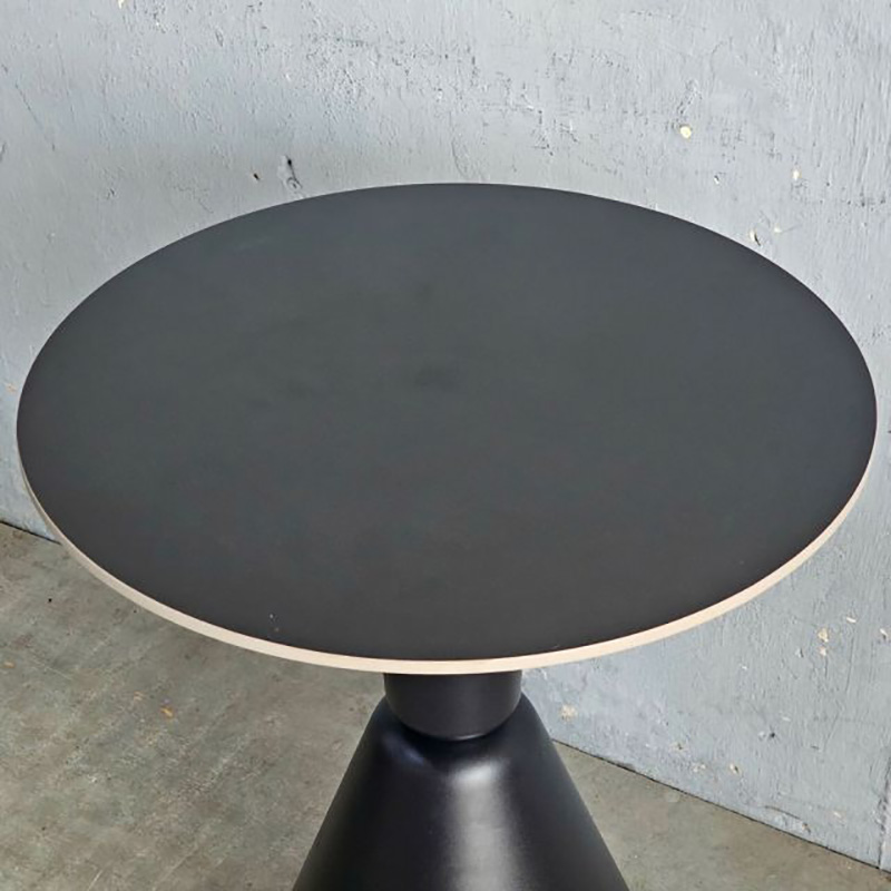 Bàn cafe tròn D60cm mặt đá chân sắt GC503