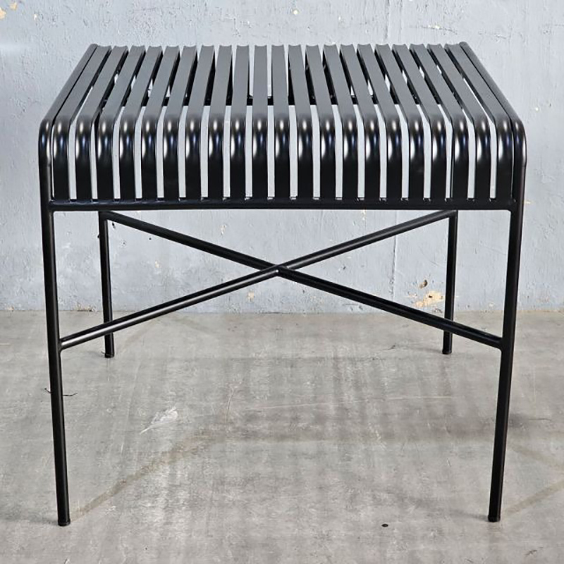 Bàn vuông cafe sân vườn ngoài trời 80x80cm sắt sơn tĩnh điện GC980