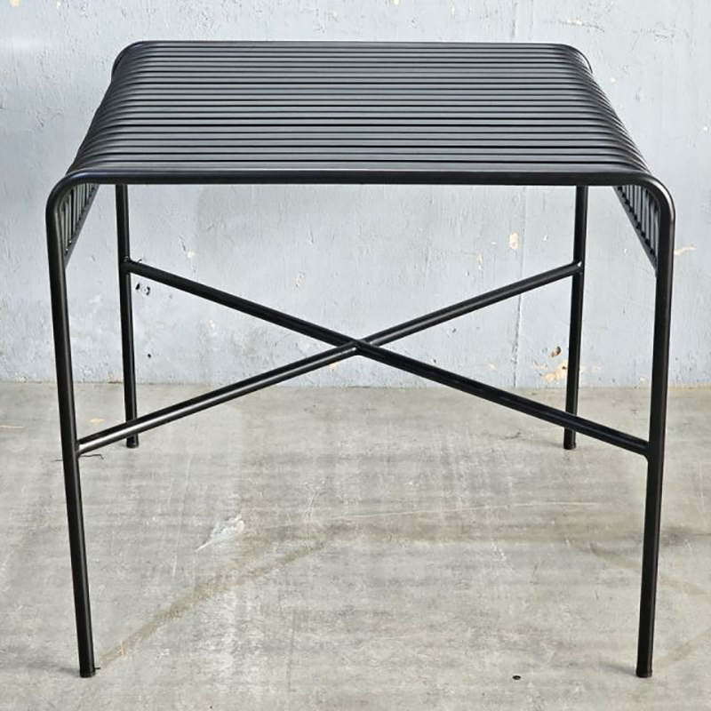 Bàn vuông cafe sân vườn ngoài trời 80x80cm sắt sơn tĩnh điện GC980