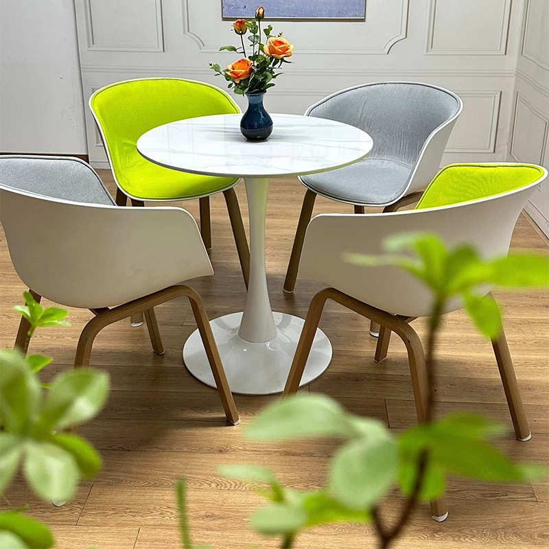 Set bàn ghế cafe đẹp với mẫu ghế HAY đệm GC970