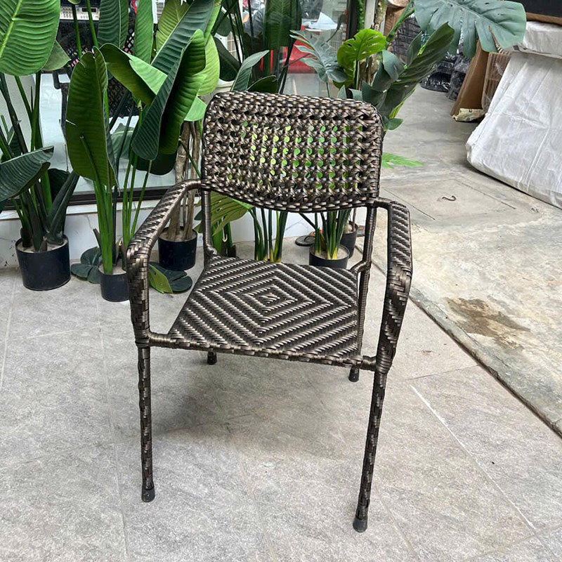 Ghế nhựa giả mây đẹp cho sân vườn quán cafe, khu resort BM503