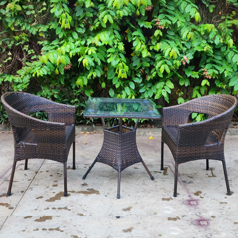 Bàn ghế cafe thưởng trà ngoài trời khu nghỉ dưỡng, resort BM508