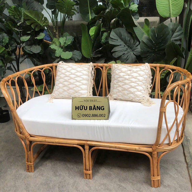 Bộ sofa mây tự nhiên Vintage mộc mạc gần gũi BM388