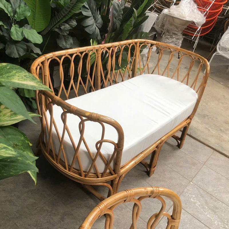 Bộ sofa mây tự nhiên Vintage mộc mạc gần gũi BM388