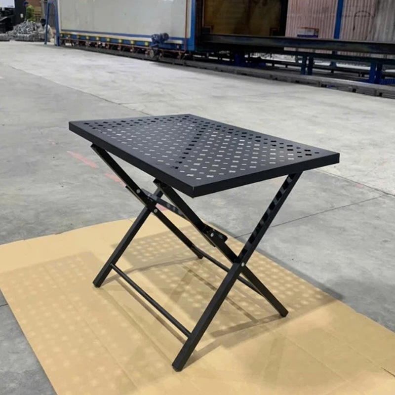 Bàn gấp gọn cafe, dã ngoại, camping khung sắt chắc chắn, chịu lực tốt BS219