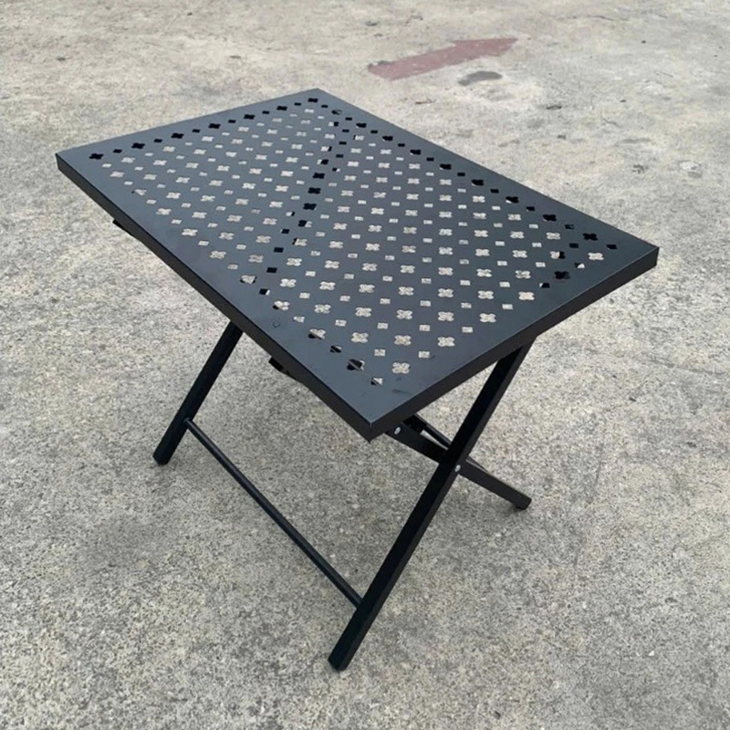 Bàn gấp gọn cafe, dã ngoại, camping khung sắt chắc chắn, chịu lực tốt BS219