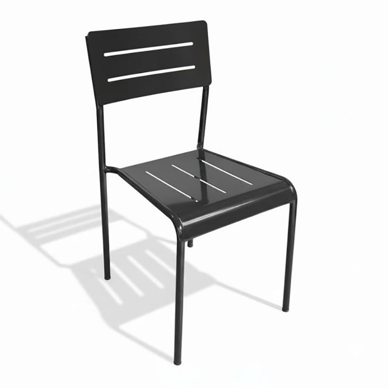 Ghế cafe sắt decor 5 sọc sơn tĩnh điện BS125