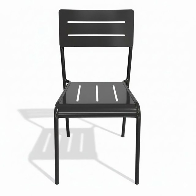 Ghế cafe sắt decor 5 sọc sơn tĩnh điện BS125