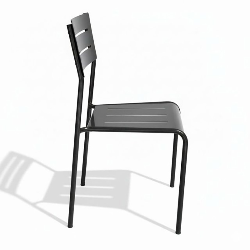 Ghế cafe sắt decor 5 sọc sơn tĩnh điện BS125