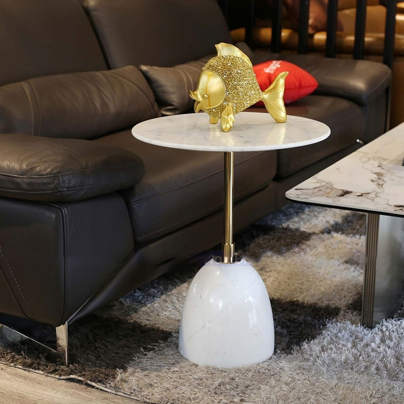 Bàn Tab đá Cẩm Thạch tự nhiên chế tác tinh xảo BC215