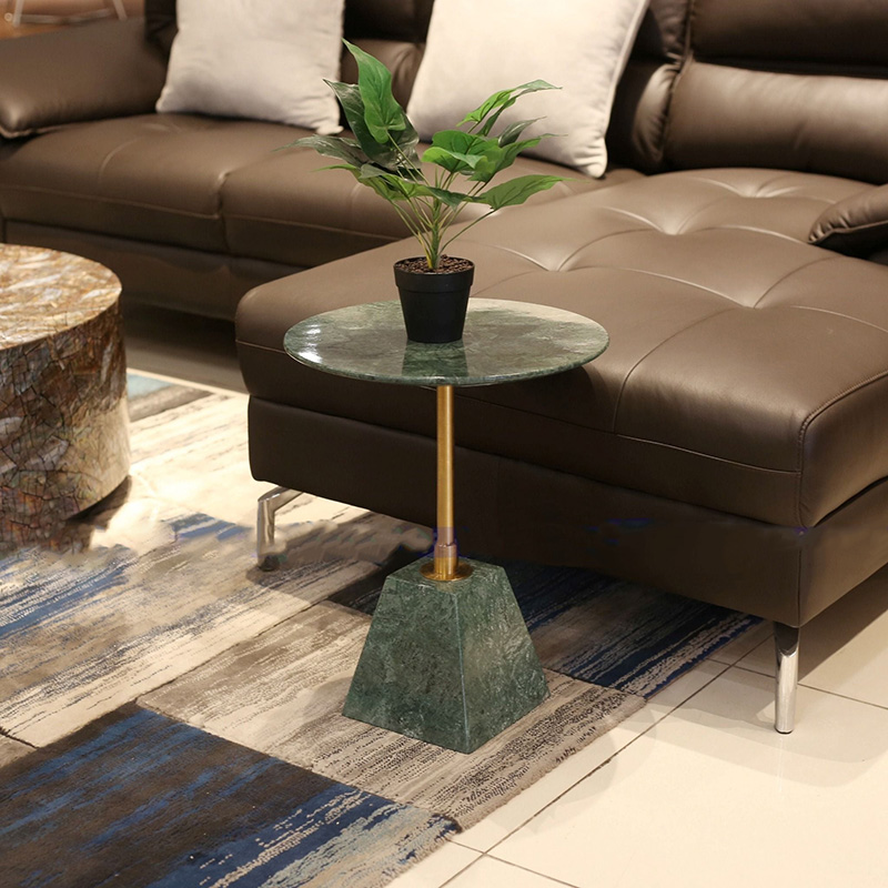 Bàn tab trưng bày đèn, sách, vật trang trí đá nguyên khối BC212