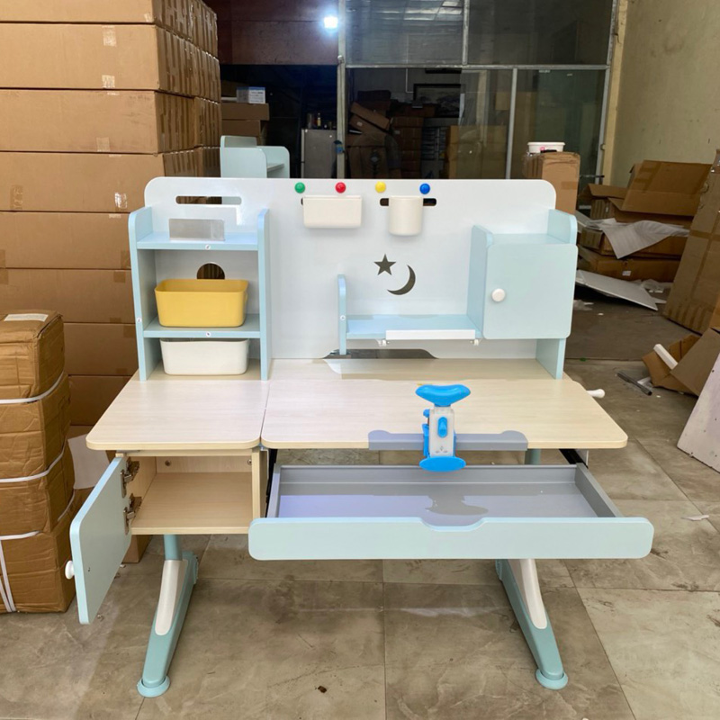 Bàn học thông minh S09 mặt bàn có thể điều chỉnh độ nghiêng từ 0 - 60 độ dễ dàng BH050