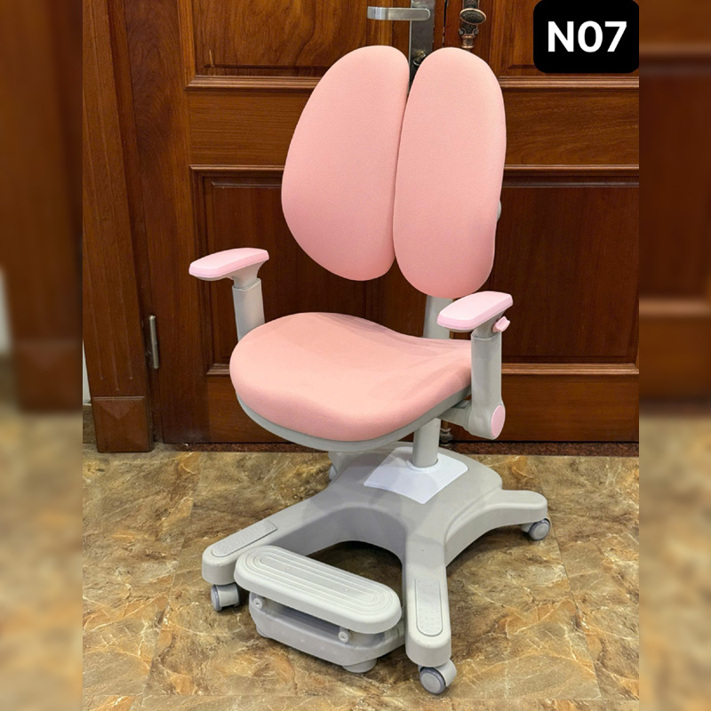 Ghế ngồi công thái học N07 giúp trẻ ngồi đúng tư thế, bảo vệ cột sống BH411