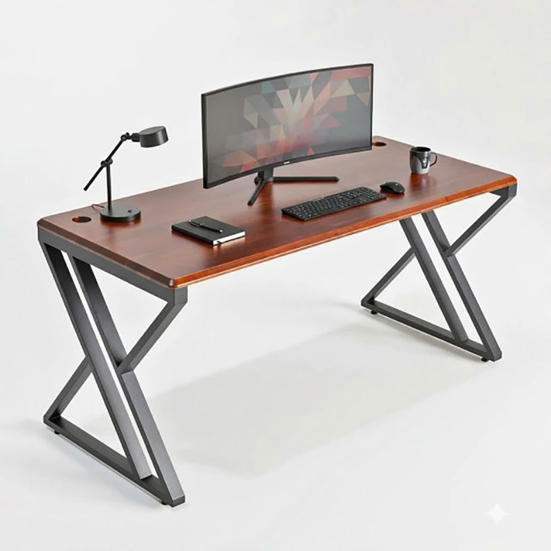 Bàn Gaming, bàn làm việc, bàn văn phòng chân sắt chữ X BV709