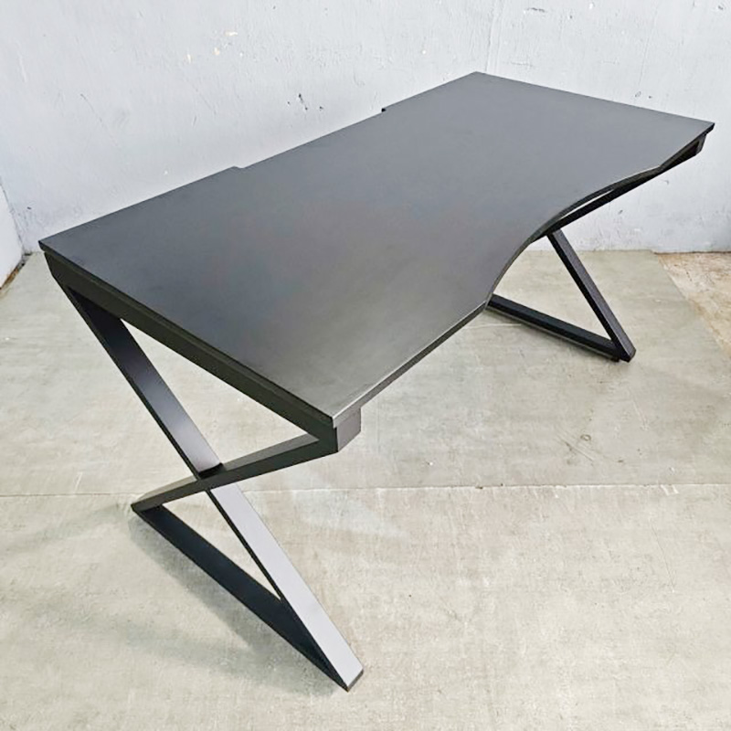 Bàn Gaming, bàn làm việc chân sắt chữ X mặt bàn gỗ cao su BV710