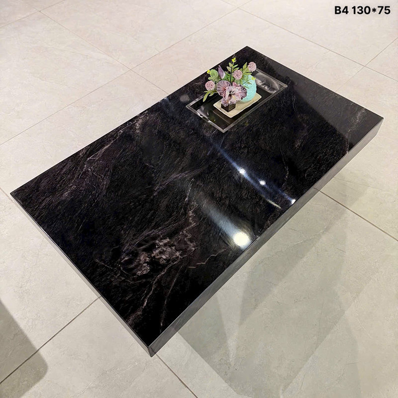 Bàn trà sofa phòng khách đá Cẩm Thạch KT 130cm x 75cm BT279