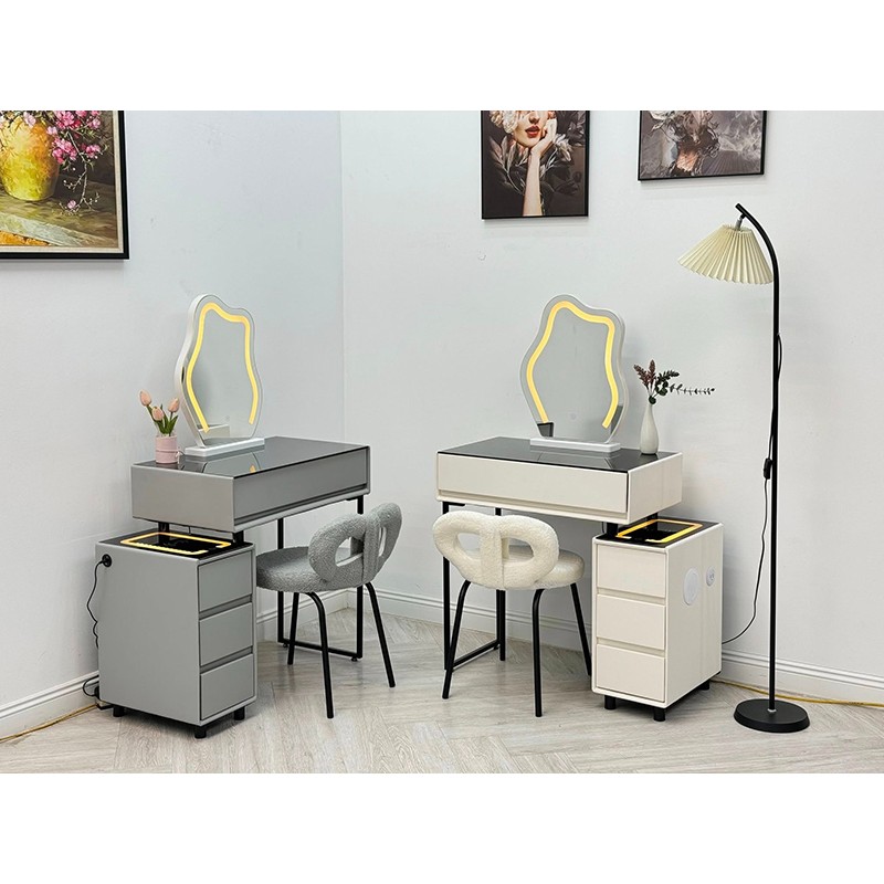 Bàn trang điểm thông minh gương LED mặt kính BP505