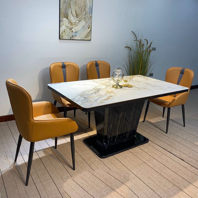 Bộ bàn ăn mặt đá lựa chọn hoàn hảo cho phòng ăn hiện đại BA126