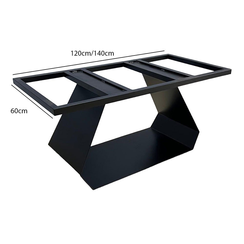 Chân bàn ăn sắt sơn tĩnh điện hình chữ U BB250