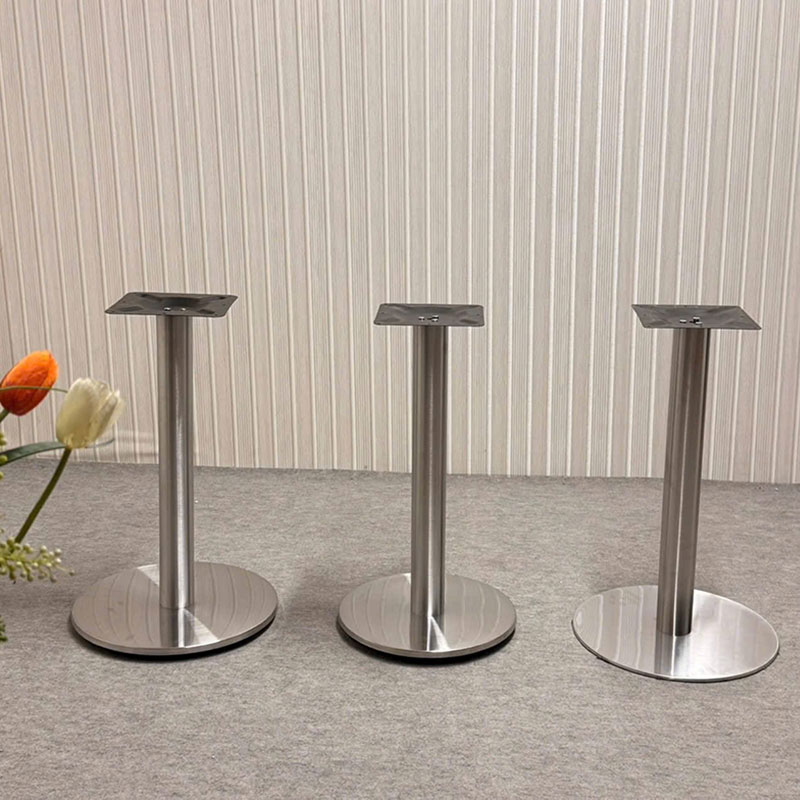 Chân bàn cafe, quán trà sữa Inox đế tròn BB178