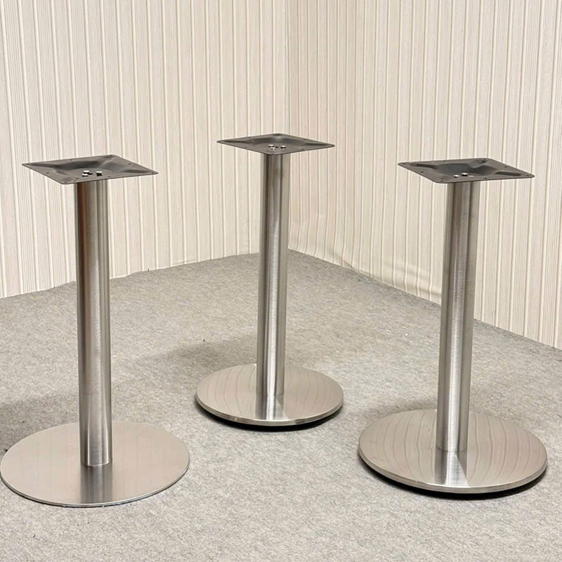 Chân bàn cafe, quán trà sữa Inox đế tròn BB178