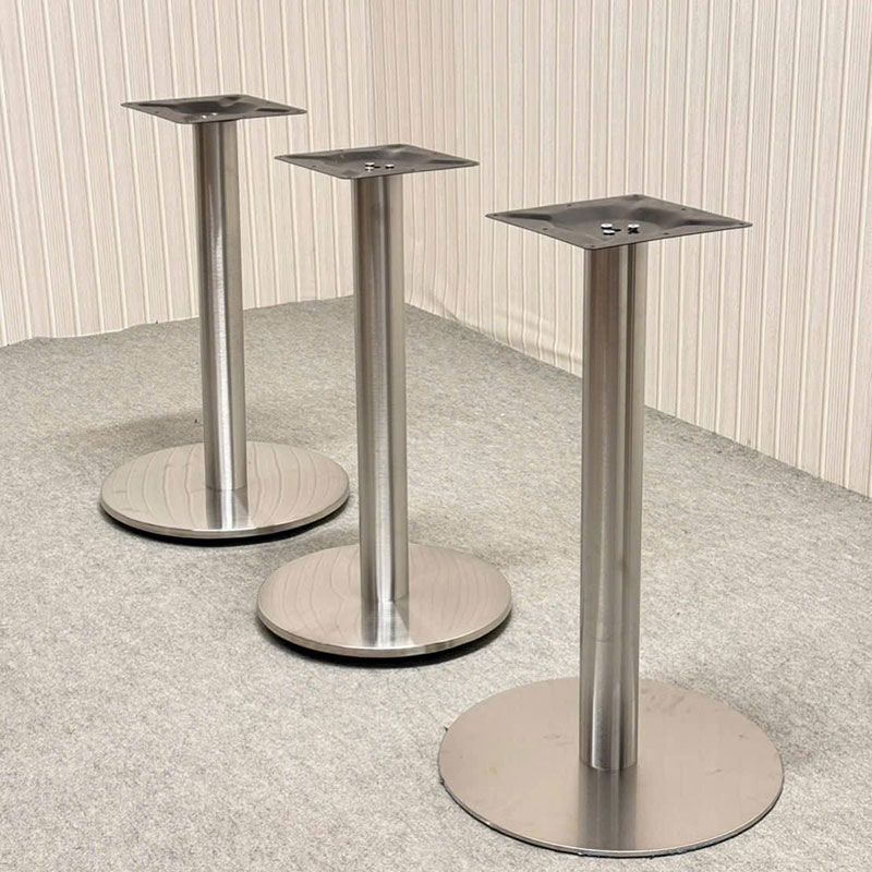 Chân bàn cafe, quán trà sữa Inox đế tròn BB178