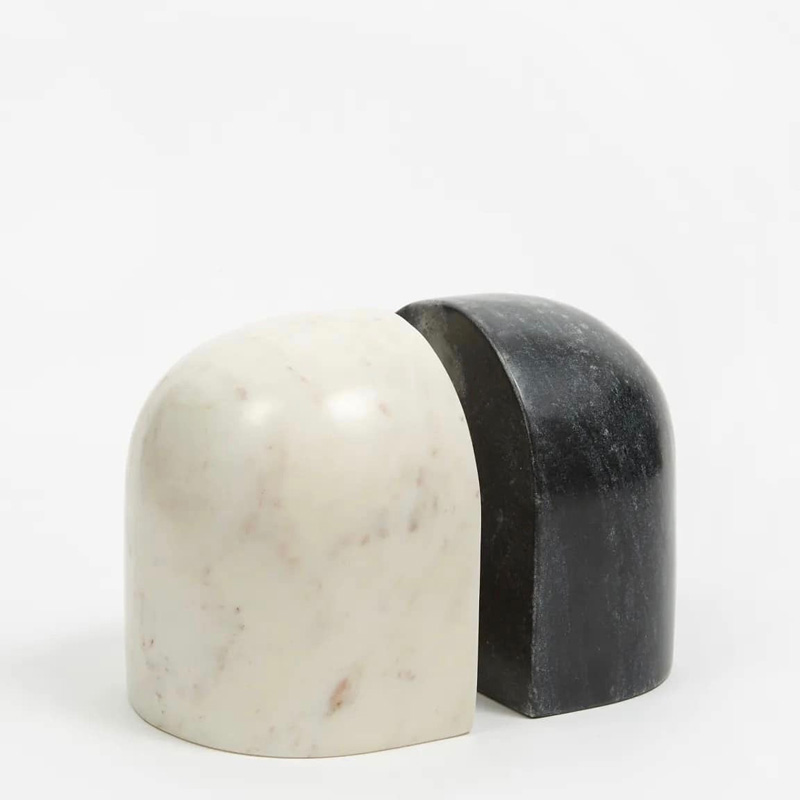 Chặn sách bằng đá tự nhiên nguyên khối đẹp vân đá độc đáo CS090