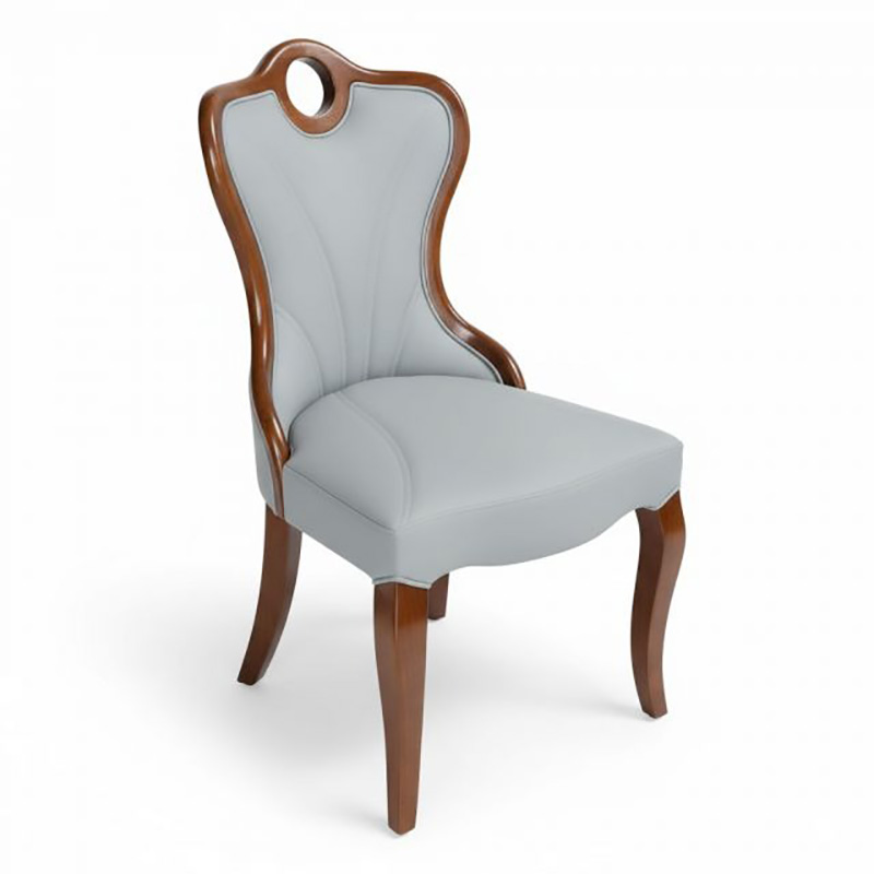 Ghế Urban decor gỗ cao su bọc nệm da Simili GA122