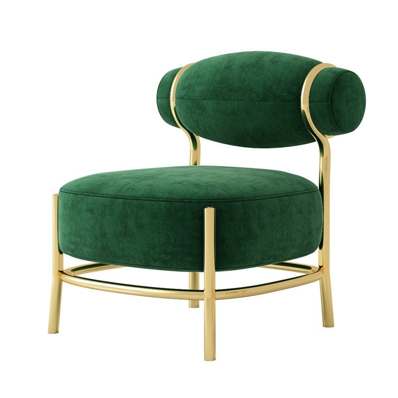 Ghế sofa đơn vải nhung điểm nhấn nội thất sang trọng GG311