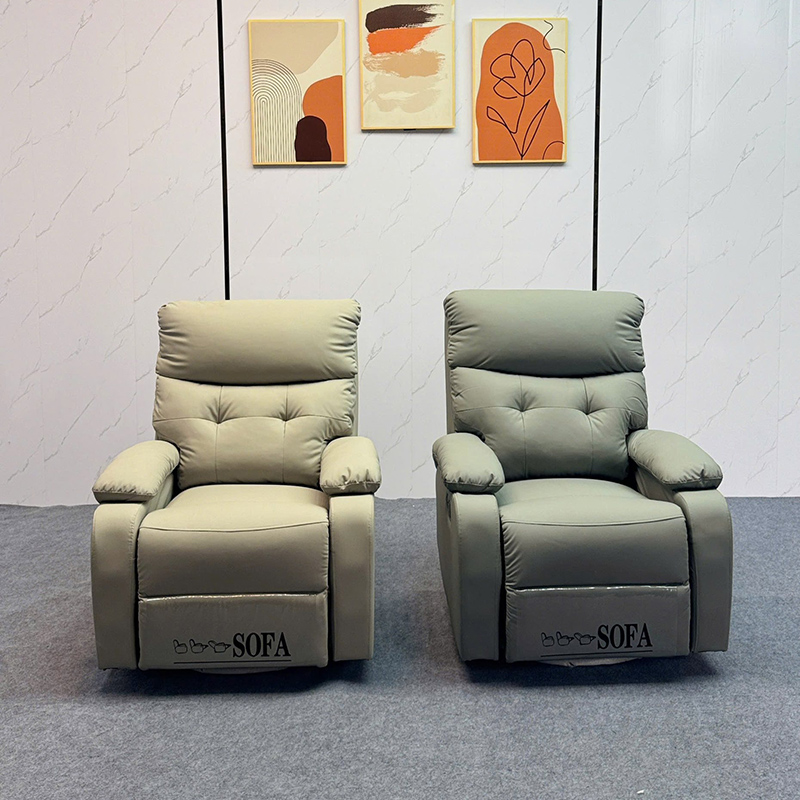 Ghế sofa thư giãn chân xoay tròn 360 độ, có chế độ chỉnh điện ngả lưng GG890