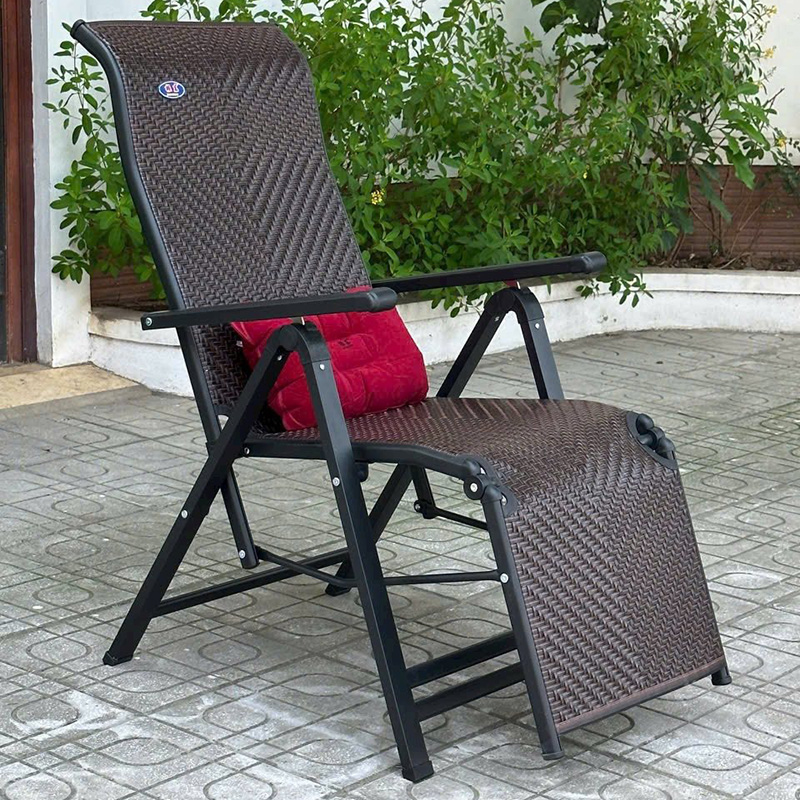 Ghế sợi mây PE cao cấp gập ngả thư giãn gấp gọn GG961