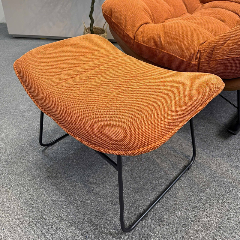 Ghế thư giãn bập bênh kèm đôn gác chân một điểm nhấn đẳng cấp cho ngôi nhà GG313