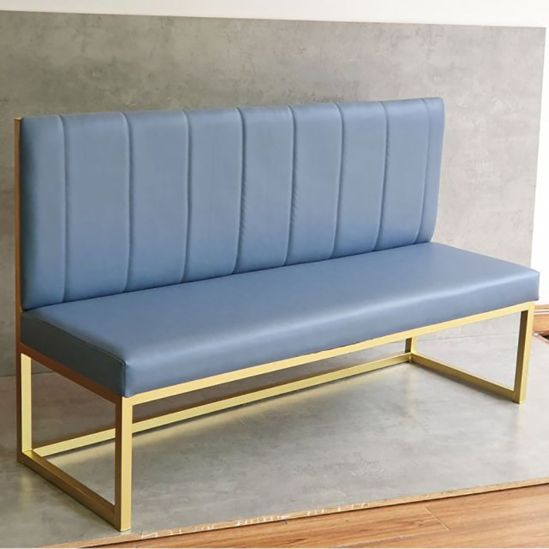 Ghế sofa băng bọc nệm simili khung chân sắt dài 1m6 GV566
