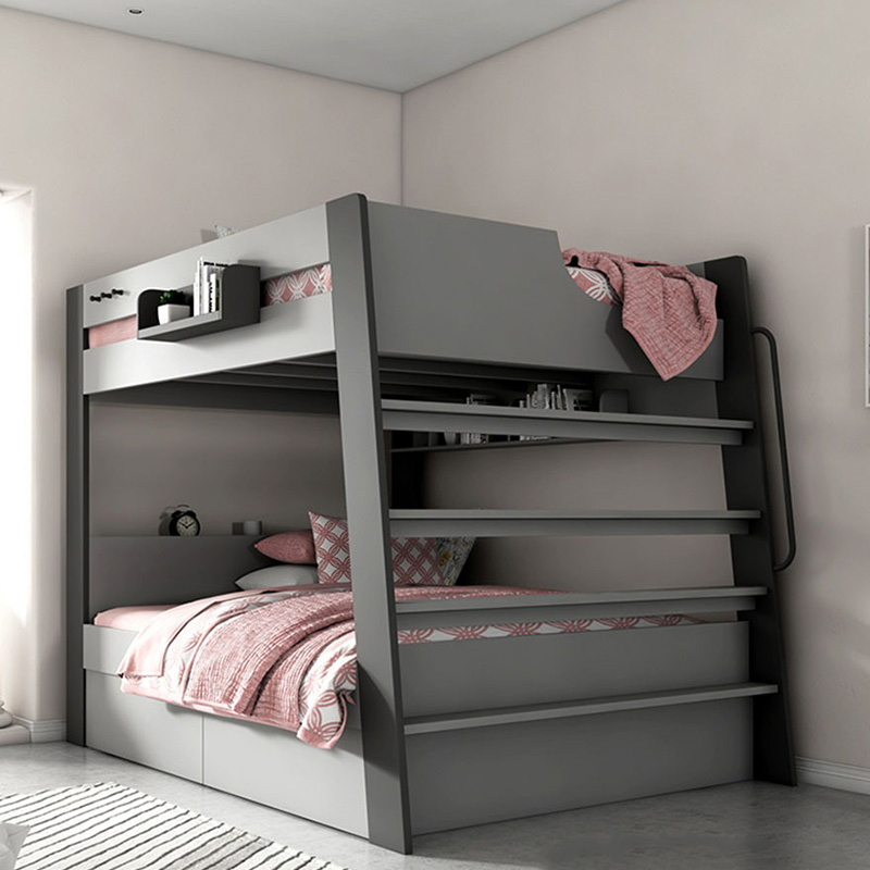 Giường tầng gỗ MDF an toàn với trẻ nhỏ GN456
