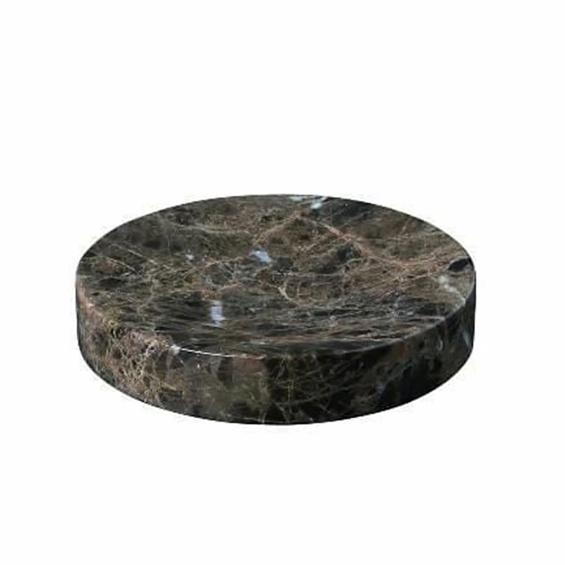  Đĩa đá marble tự nhiên dùng đựng xà phòng, trang trí trong phòng tắm, bếp PT004
