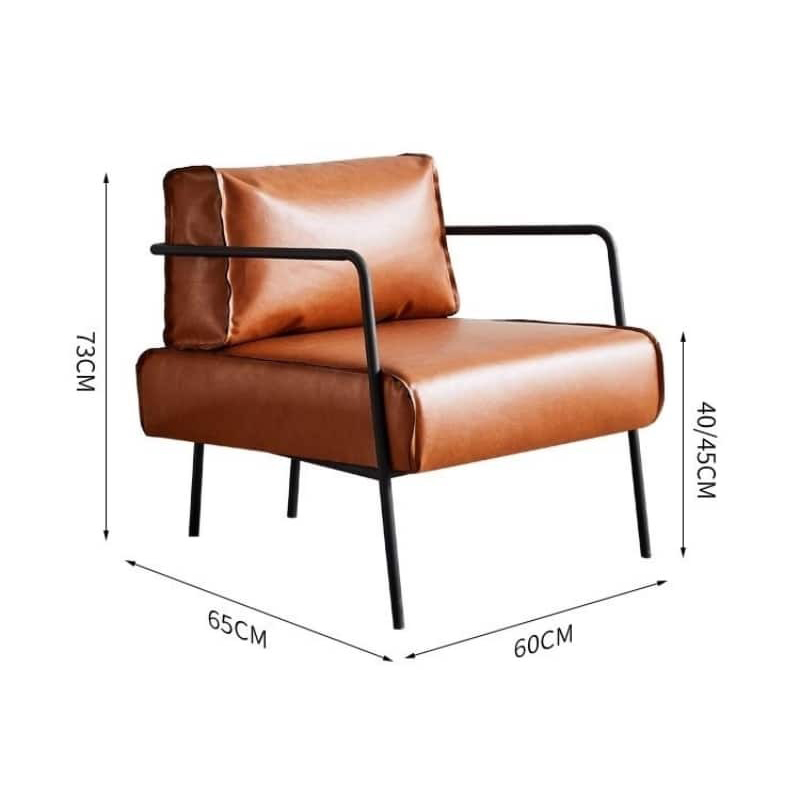 Ghế sofa đôi phòng khách khung sắt đệm da nhiều màu SF628