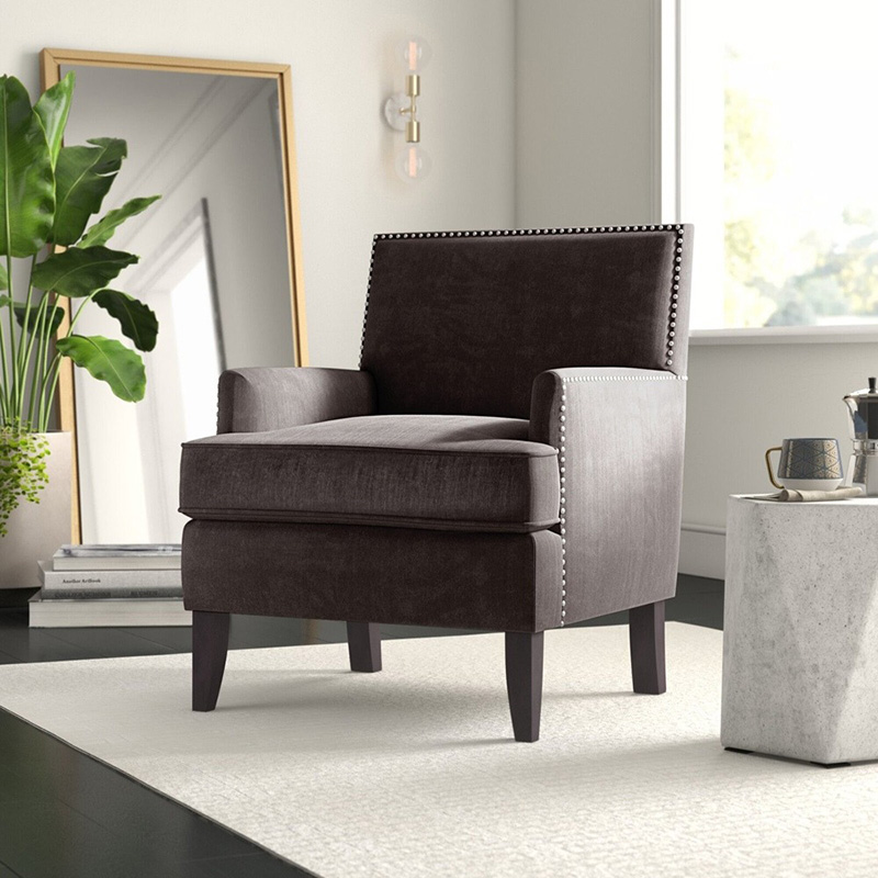 Ghế sofa đơn Arm Chair nệm bọc vải mang nét đẹp cổ điển SF962