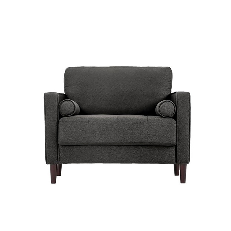 Ghế sofa đơn vuông với nệm vải dày dặn êm ái SF970