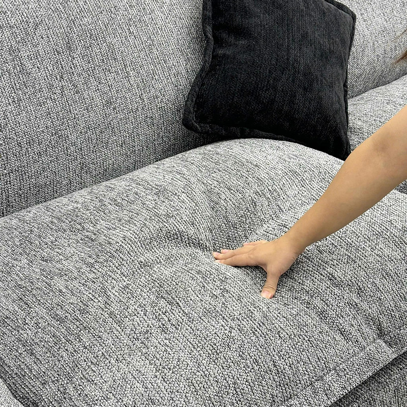 Ghế sofa góc vải nỉ nhập phong cách Hàn siêu sang SF696