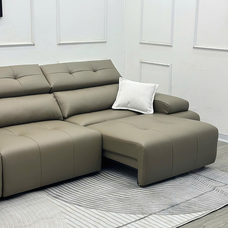 Sofa da đẹp đẳng cấp cho phòng khách lớn SF697
