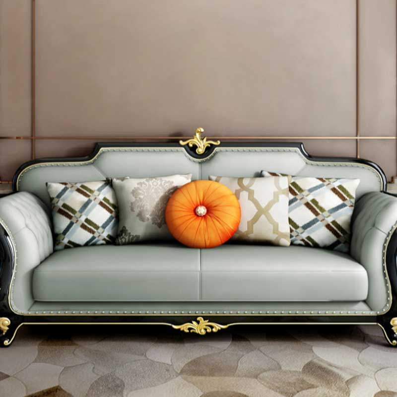 Bộ sofa da phong cách tân cổ điển sang trọng SF606