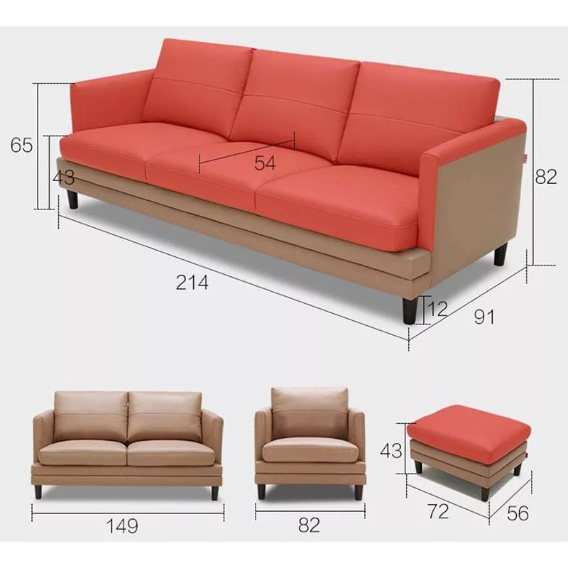 Ghế sofa góc da nhập khẩu đẳng cấp cho phòng khách SF614