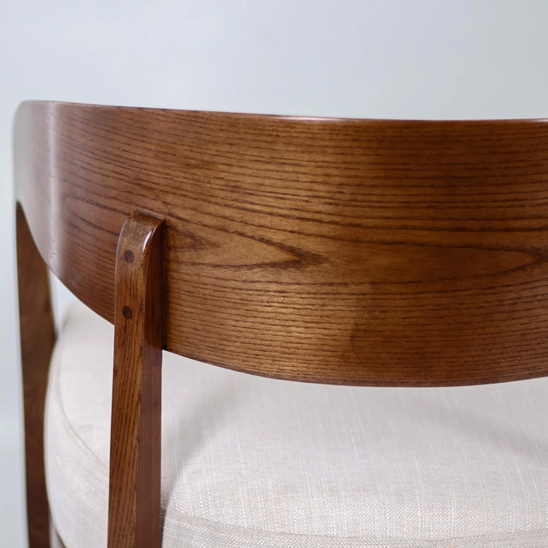 Ghế sofa gỗ Porada Alba nệm vải nỉ da màu tùy chọn SF898