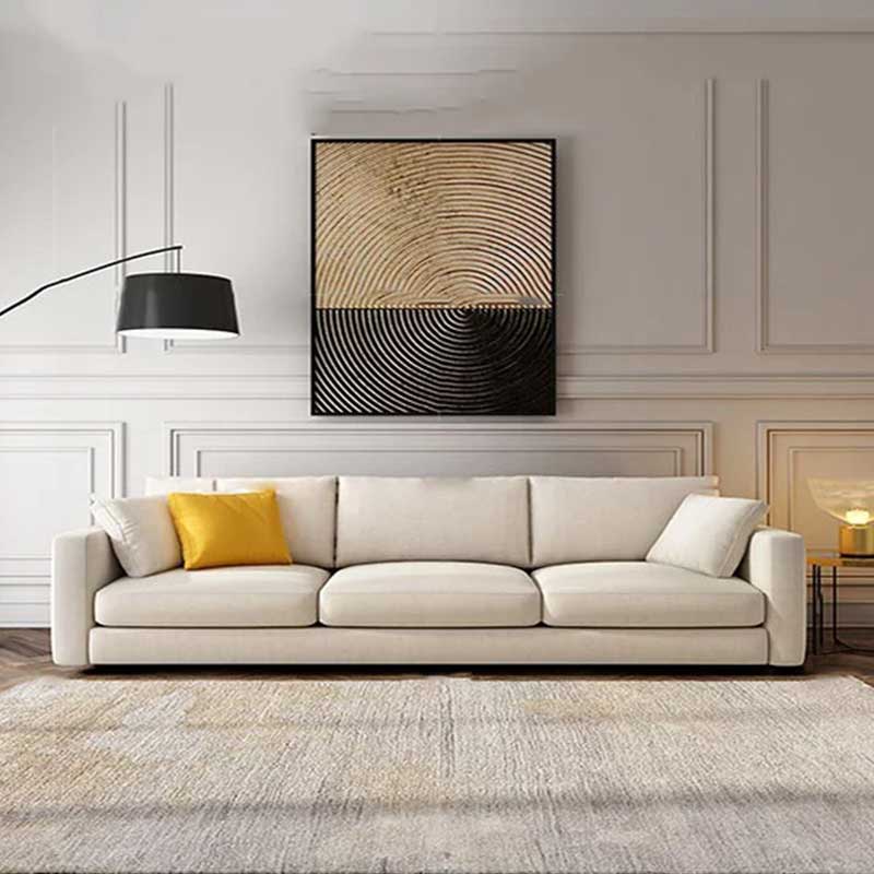 Sofa văng bọc nỉ cao cấp, khung gỗ mút mềm SF660