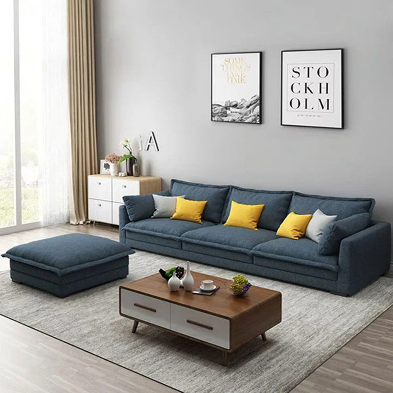 Sofa văng bọc nỉ kiểu dáng hiện đại SF885