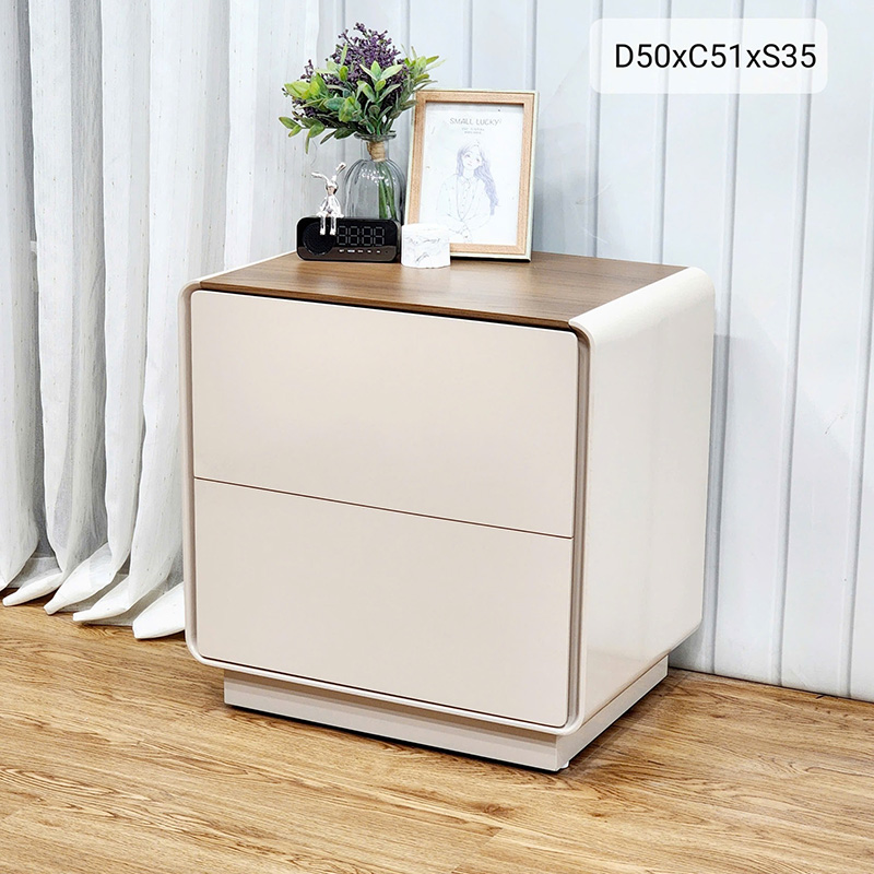 Tủ tab trang trí đầu giường 2 ngăn gỗ MDF cao cấp TD290