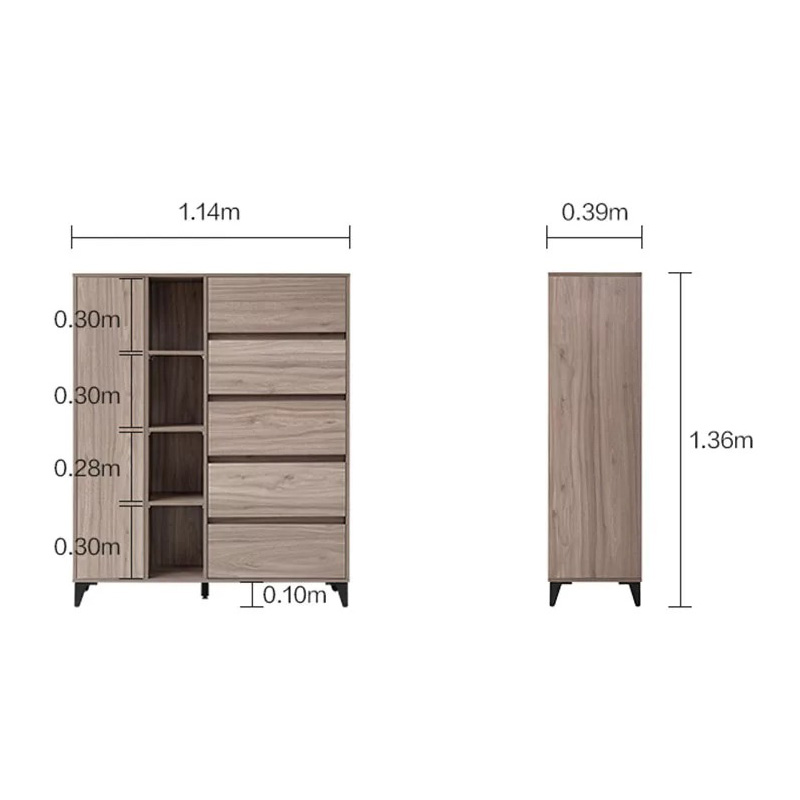 Tủ kệ trang trí gỗ công nghiệp thiết kế tiện dụng TT601